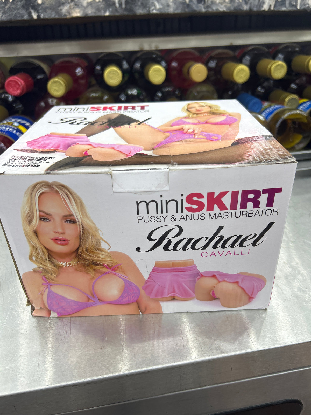 Star strokers adult novelty silicone masturbator mini skirt Rachael cavalli