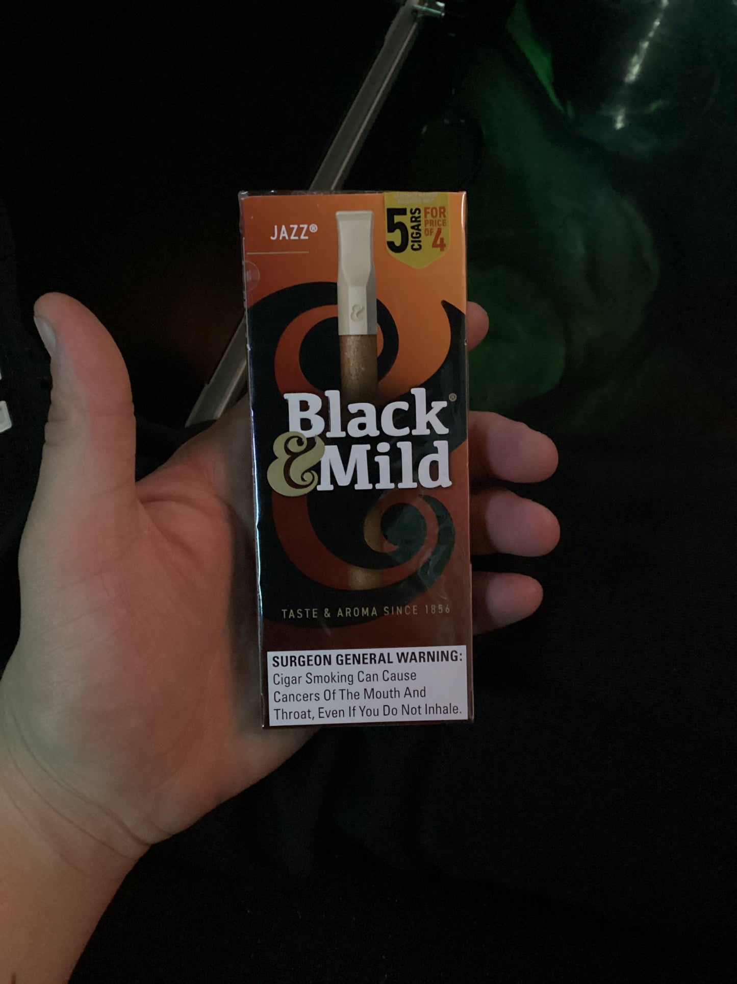 Black and mild plastic tip jazz 5pack