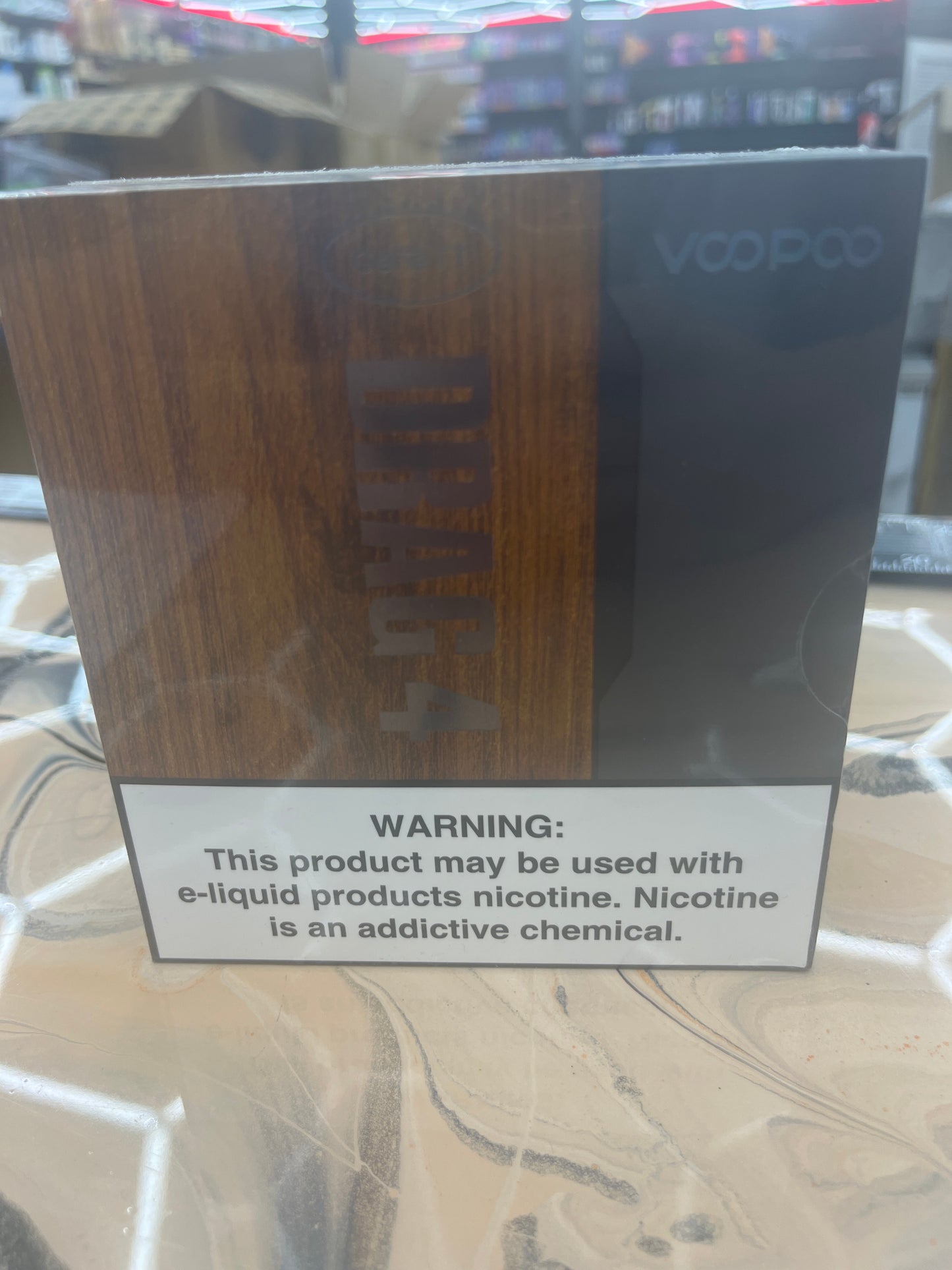 VooPoo Drag 4 Kit pale gold & Walnut