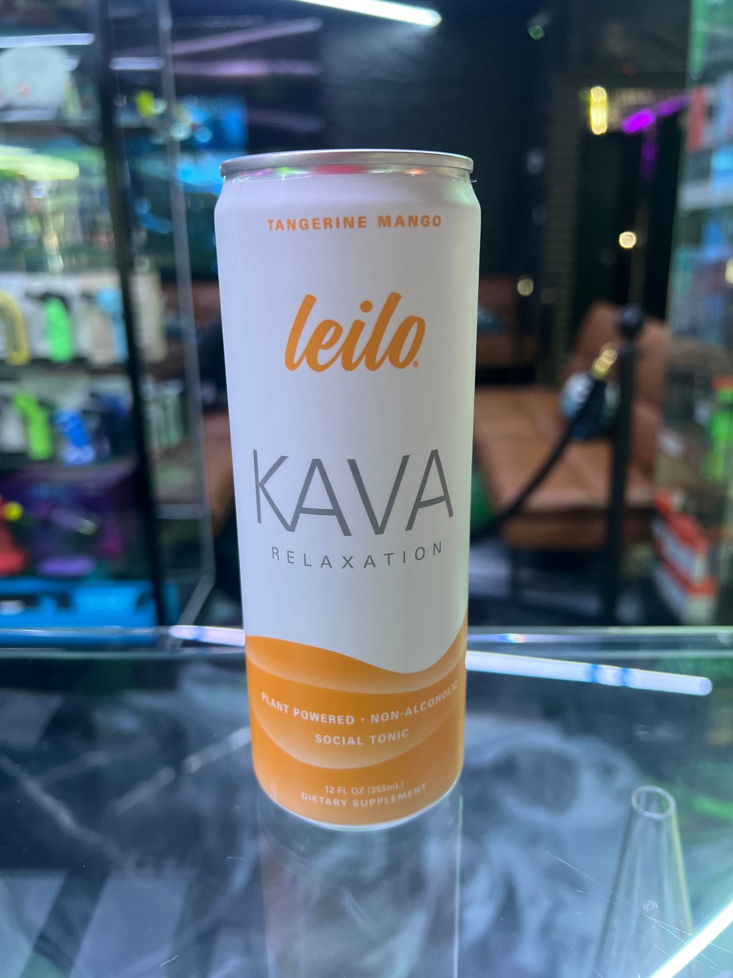 Leilo KAVA Relaxation 1000mg tangerine mango 12floz