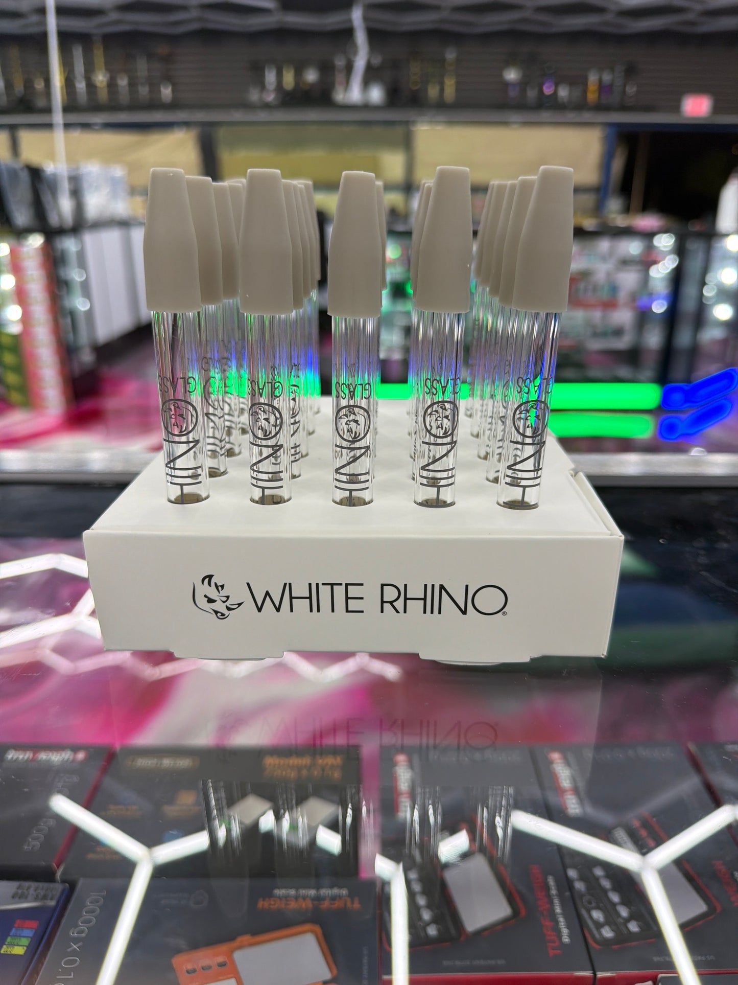 WHITE RHINO dab straw and silicone cap