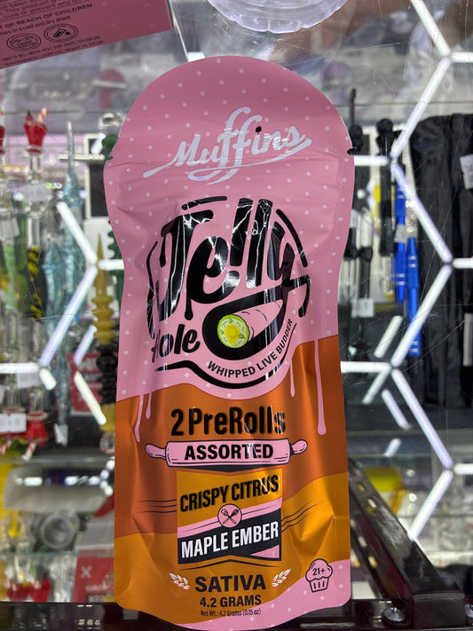 Jelly hole 2 prerolls assorted crispy citrus / maple ember sativa