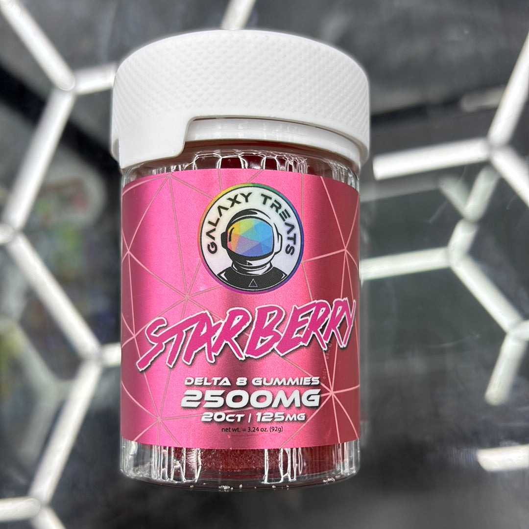 Galaxy treats Strawberry, 2500 mg 20 count