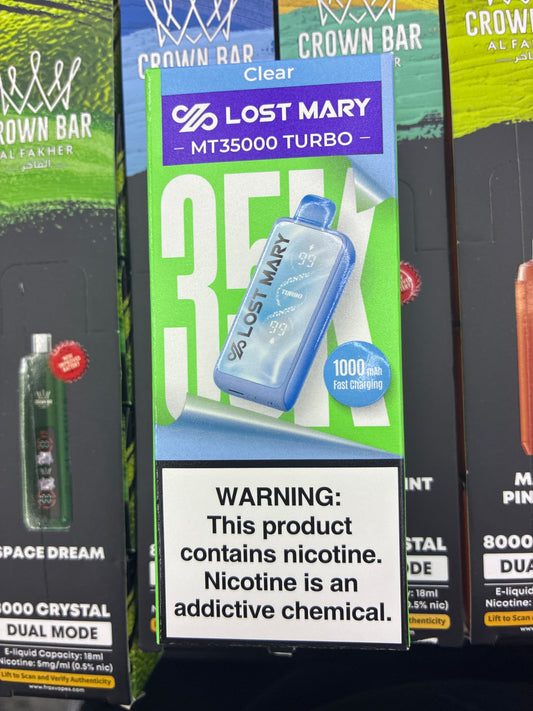 Lost Mary classic clear+ 35k hits