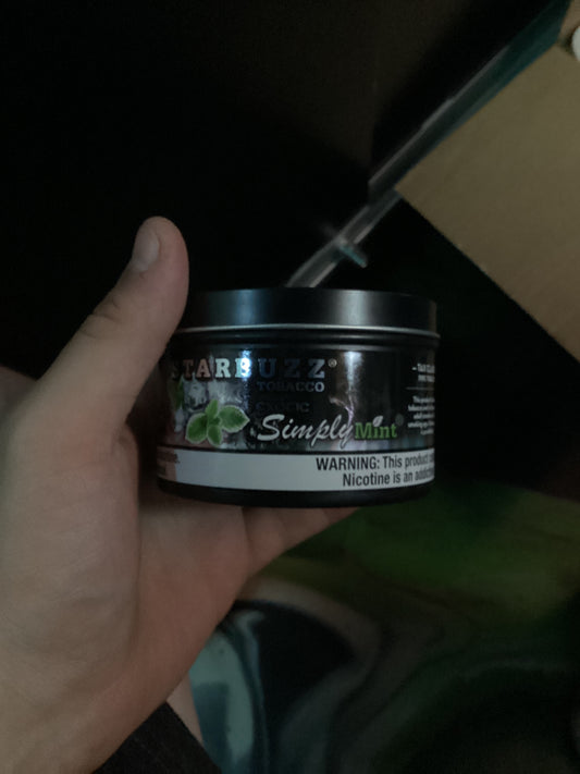 Starbuzz tobacco 100g exotic simply mint