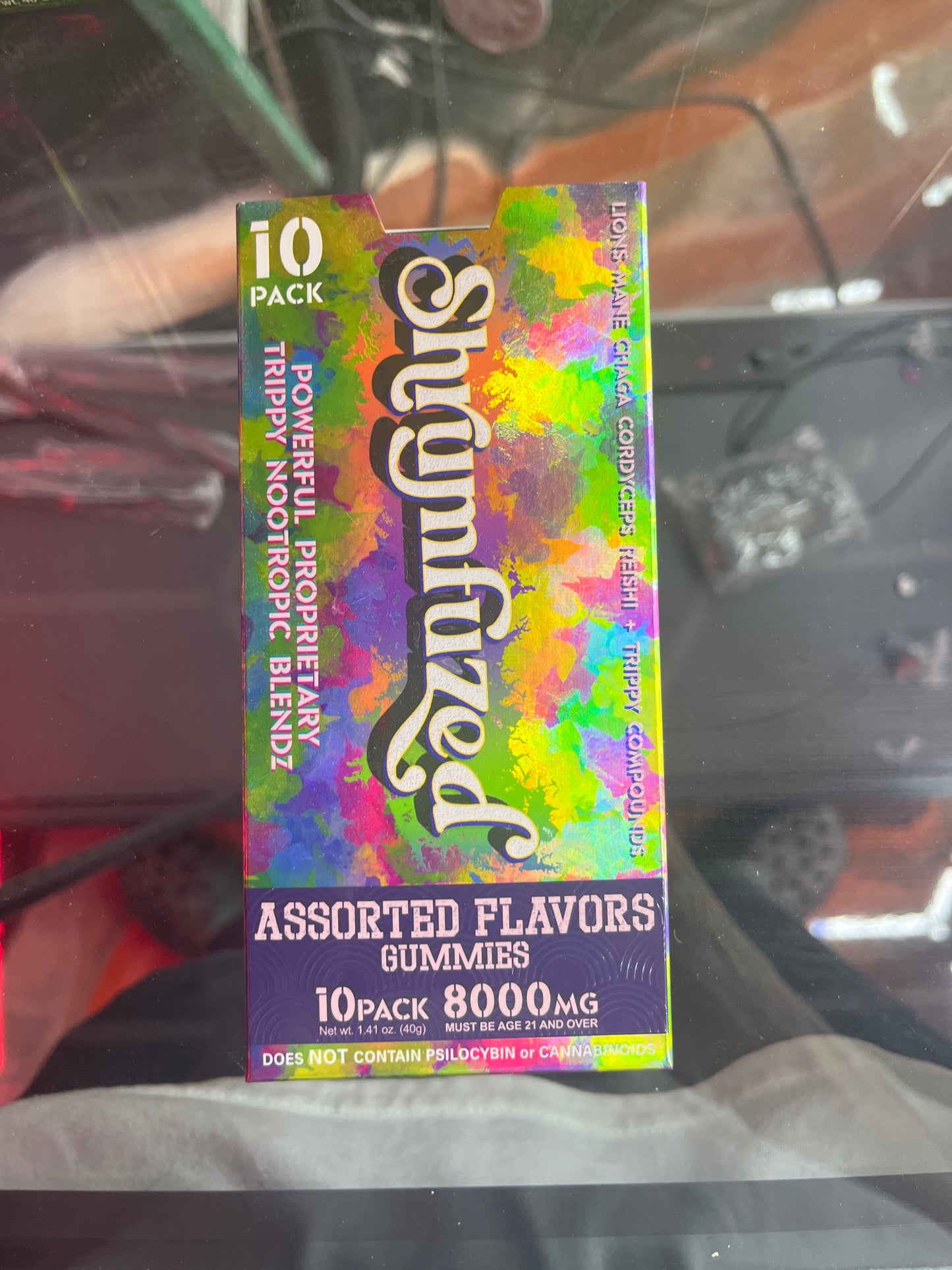 Shrumfuzed  assirted flavors 10pc 8000mg