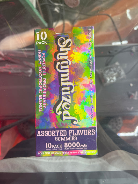 Shrumfuzed  assirted flavors 10pc 8000mg