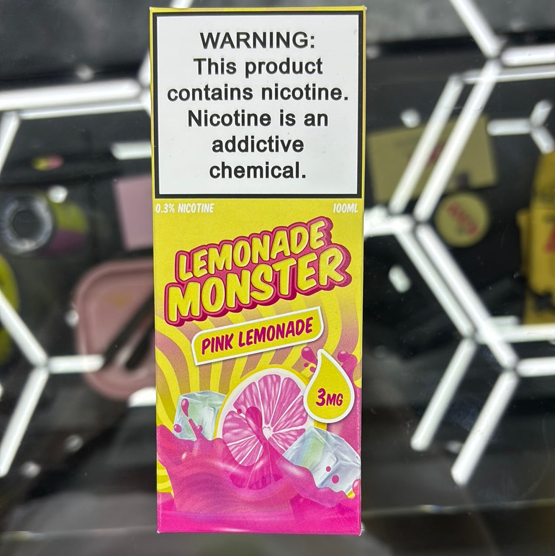 Lemonade monster, pink lemonade 3MG 100ml