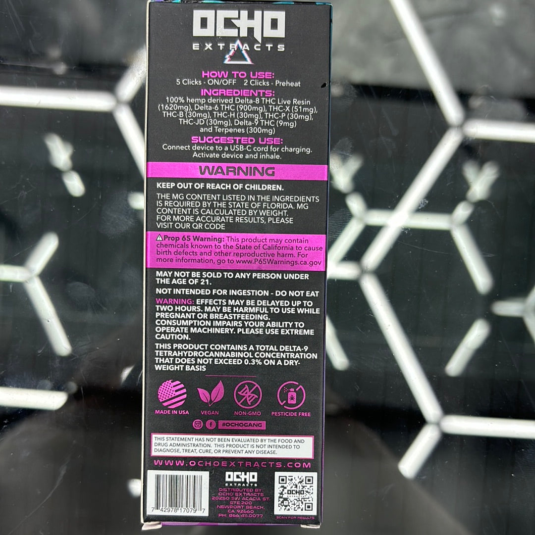 Ocho extracts slazerbeam sativa 3g