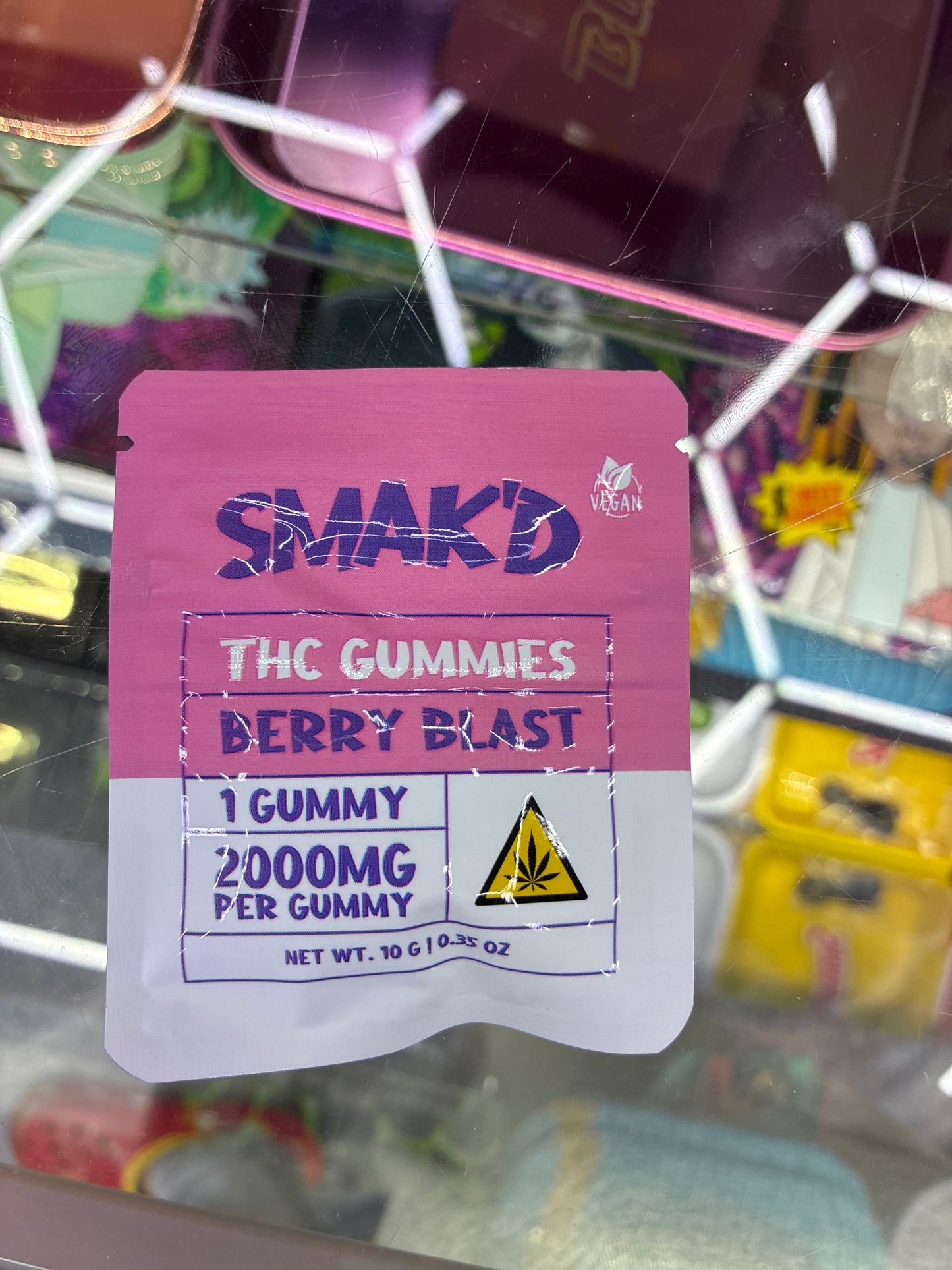 SMAK’D GUMMY 1ct x 2000mg berry blast