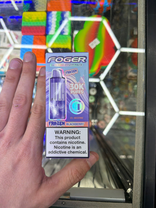 Fogger switch pro disposable pod 30k puffs Frozen Blackberry