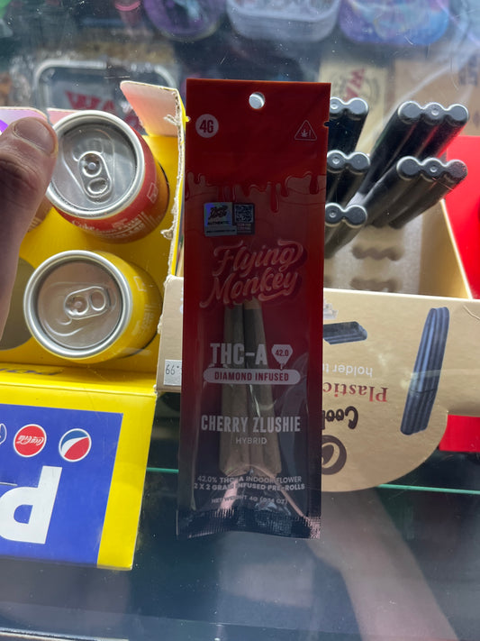 Flying monkey pre rolls thca cherry slushie hybrid