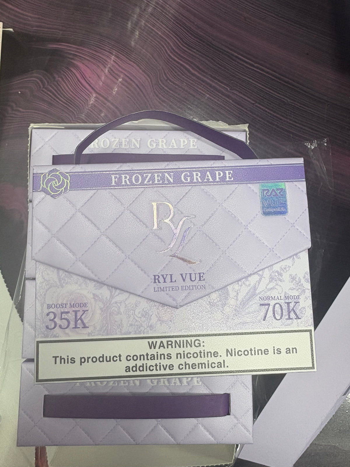Raz Vue kit 70k hits Frozen Grape