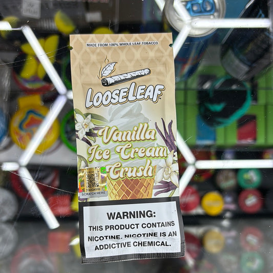 Loose leaf vanilla ice cream crush blend