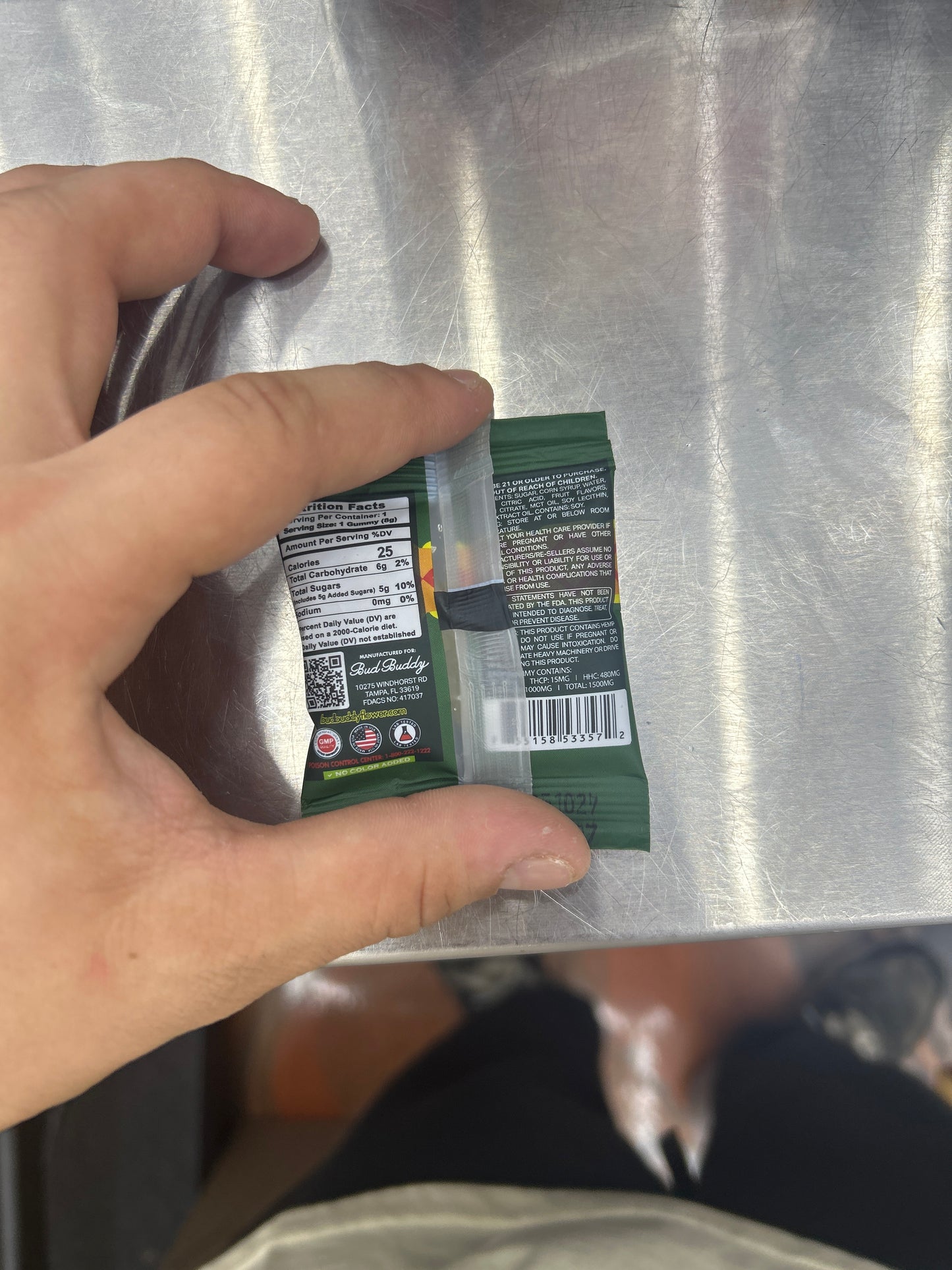 Bud buddy, dual flavor collection 1500mg thcp gummy’s golden island pineapple sativa