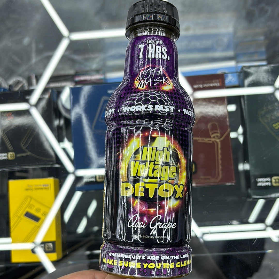 High voltage detox grape 16oz detox drink