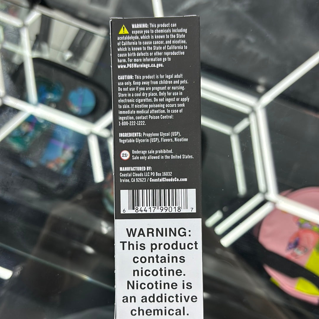 Coastal clouds, tres leches 3mg
