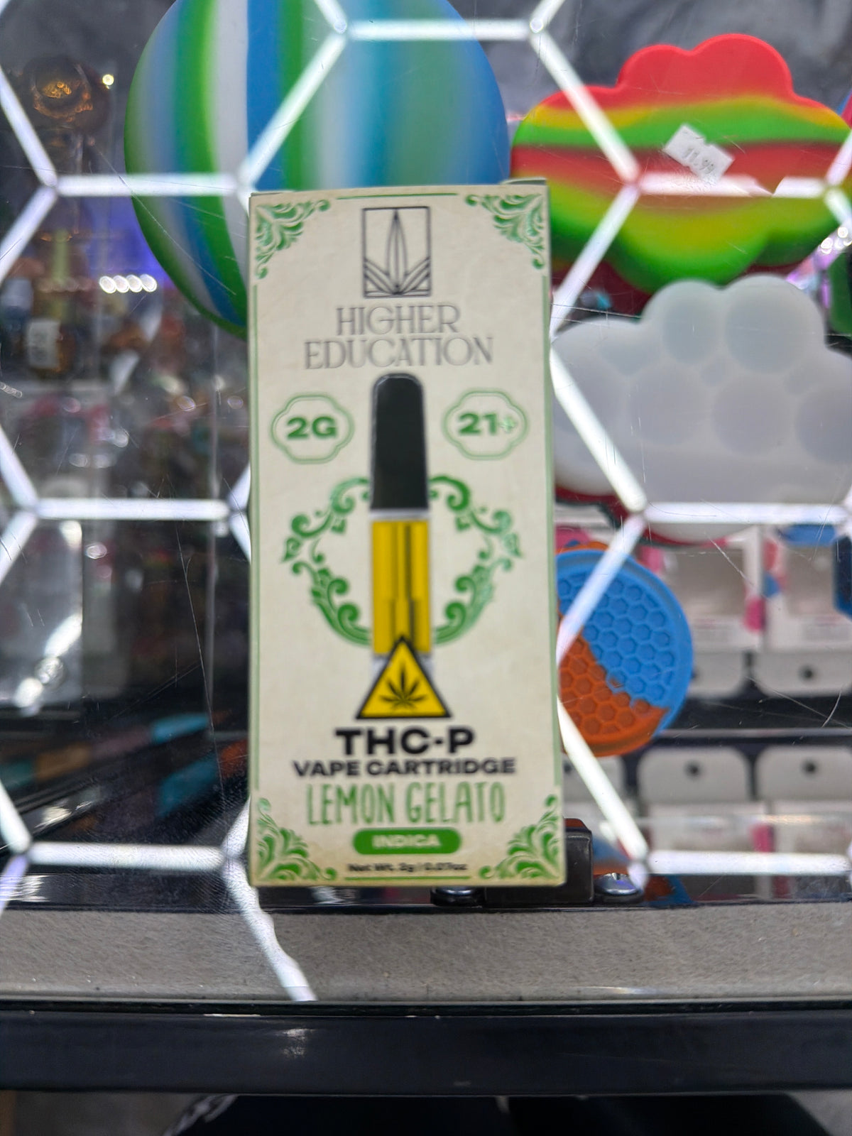 Higher Education THC-P Cartridge 2g - Lemon Gelato - Indica
