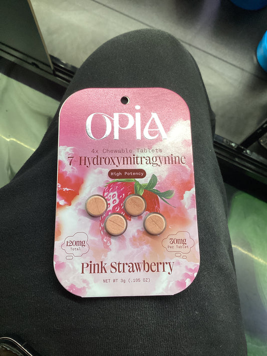 Opia 4 pack high potency 30mg pink strawberry 4 pack