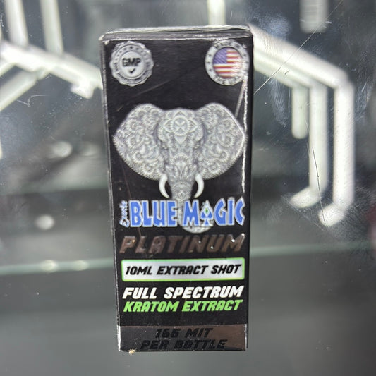 Blue magic platinum 10 ML extract shot full spectrum Kratom extract