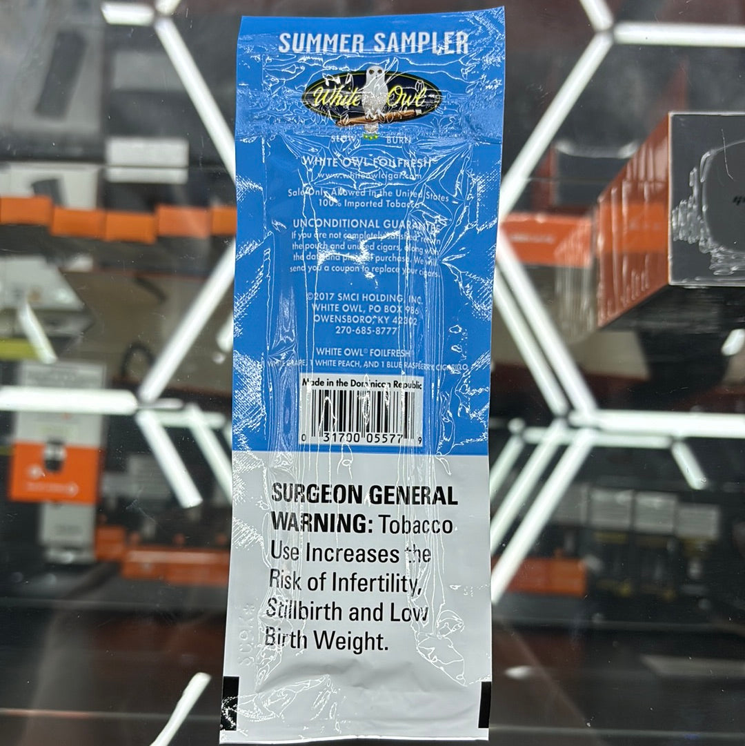 White owl, Summer sampler, limited edition