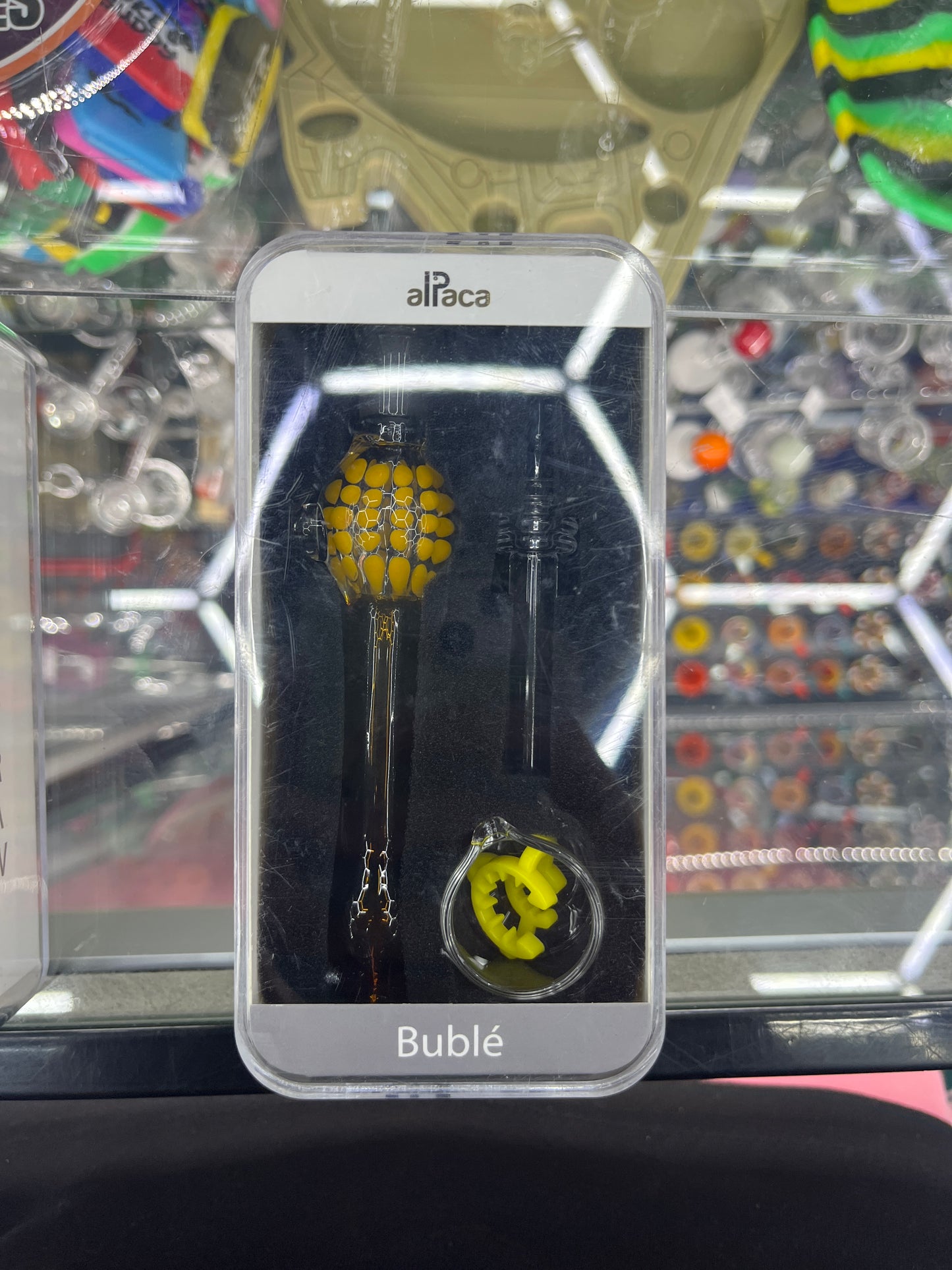 Dab straw buble