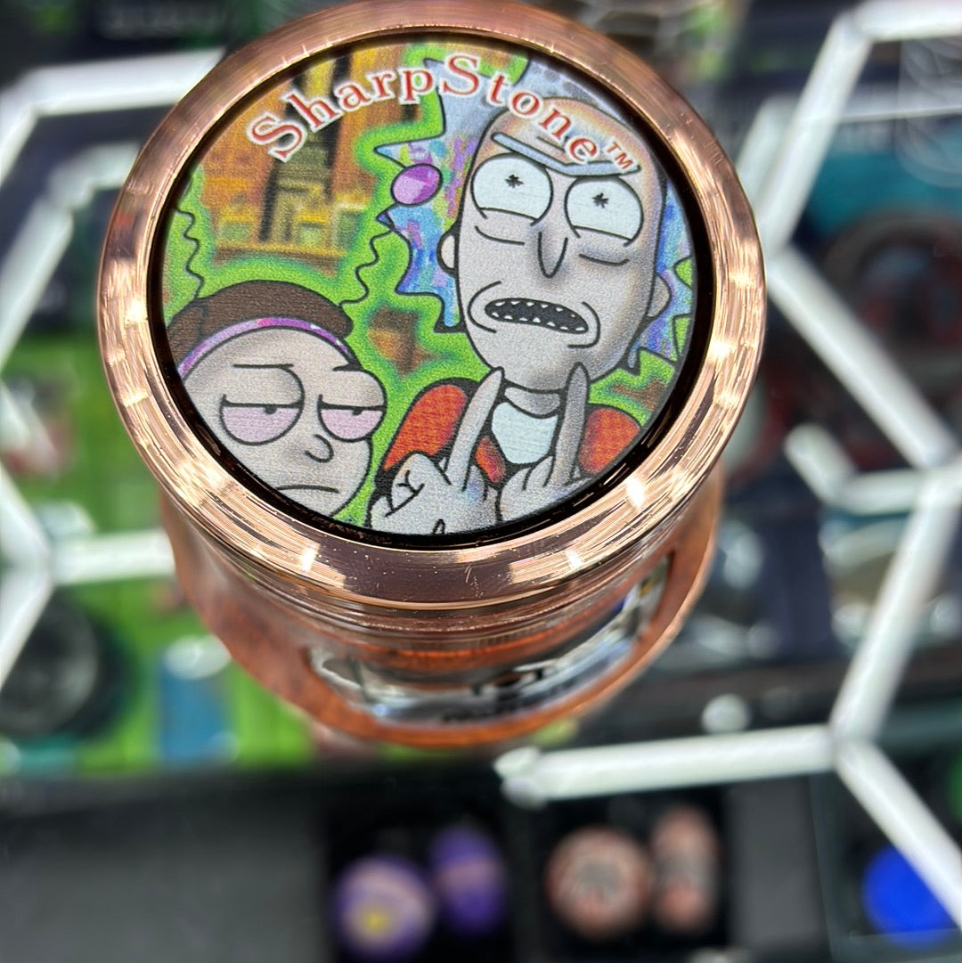 Rick and Morty grinder palpitate