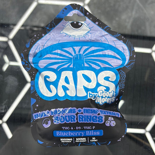 Caps, magical mushrooms, blueberry bliss, 5000 mg
