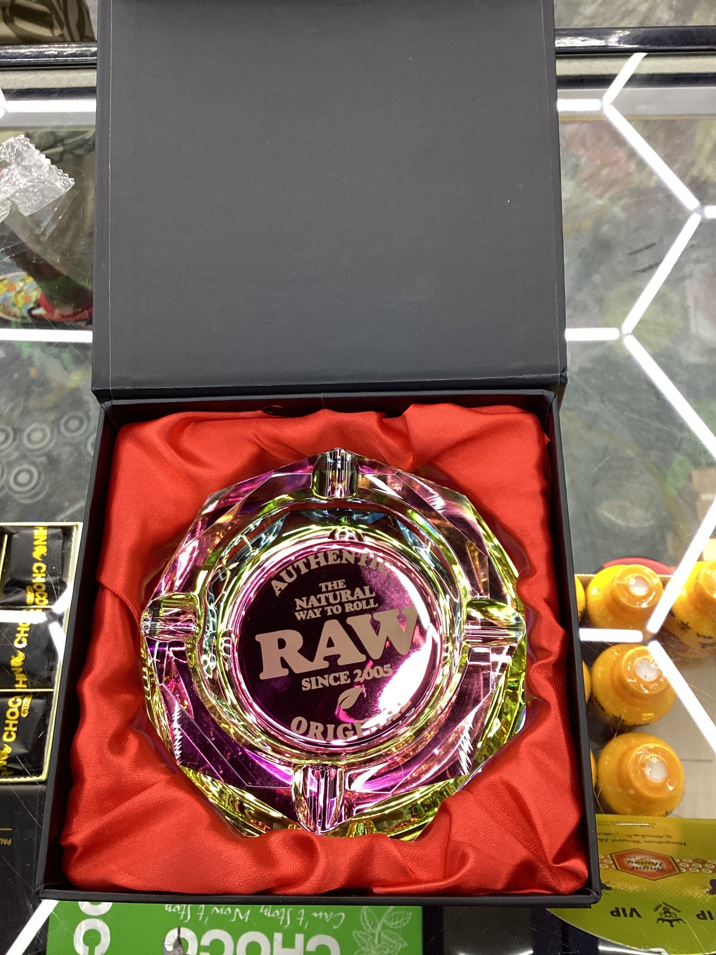 Raw Crystal glass lead free astray