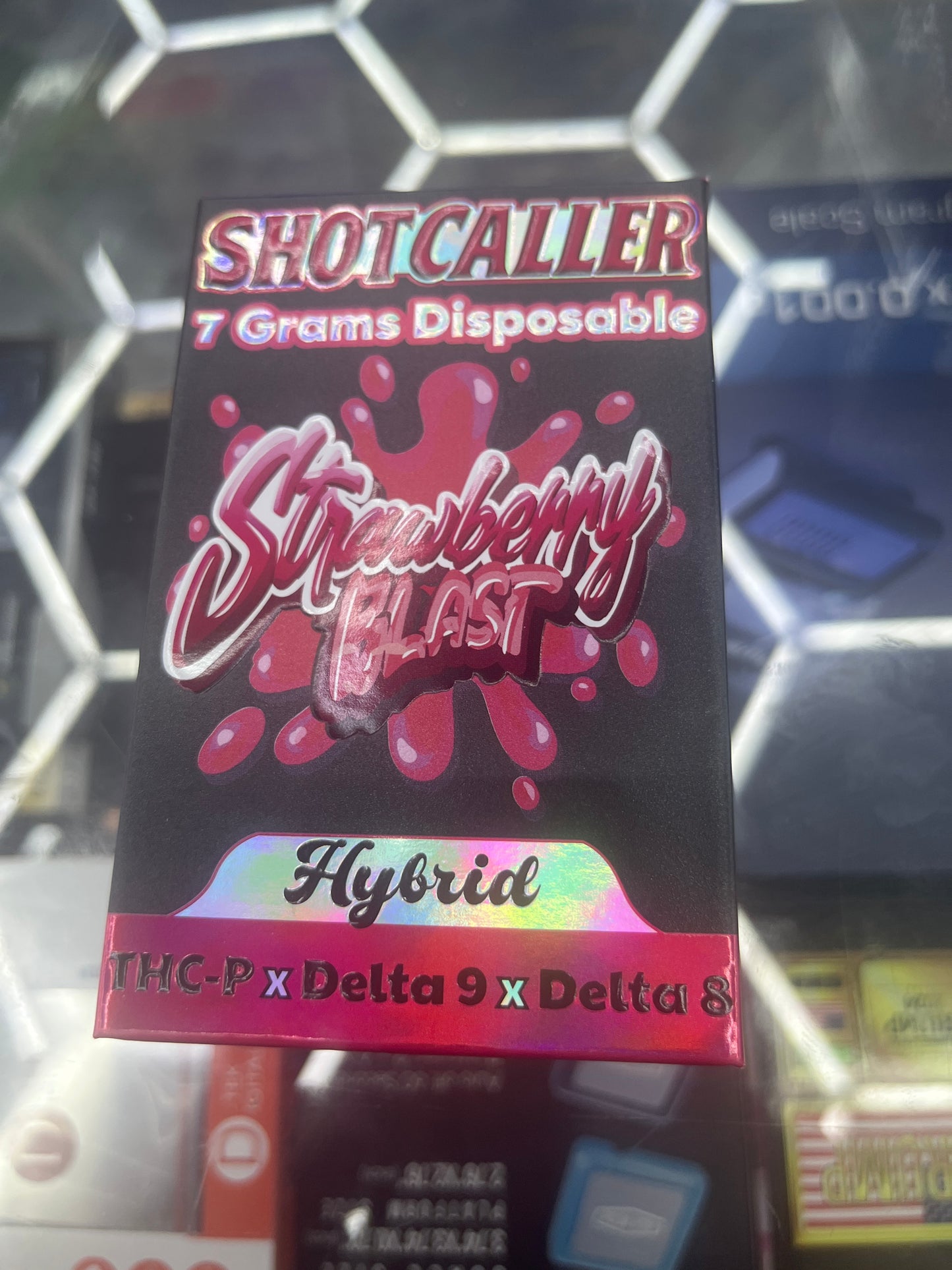 SHOTCALLER 7g dispo strawberry blast hybrid