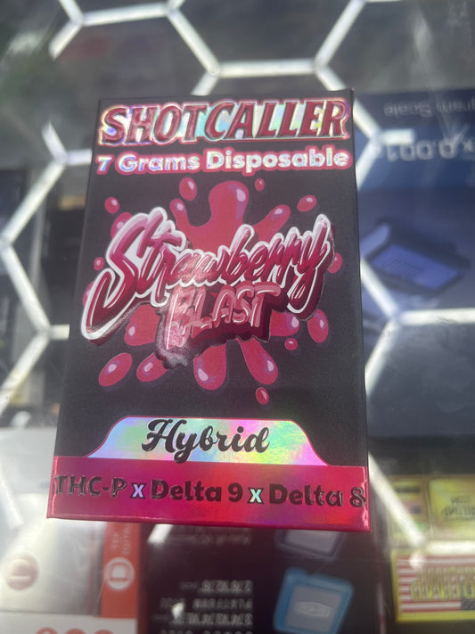 SHOTCALLER 7g dispo strawberry blast hybrid
