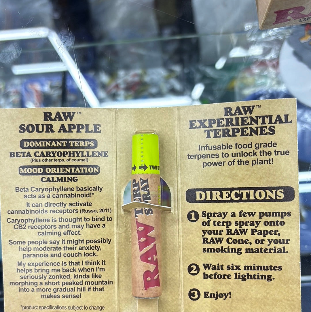 Raw Terp spray sour apple external terpenes 5ML