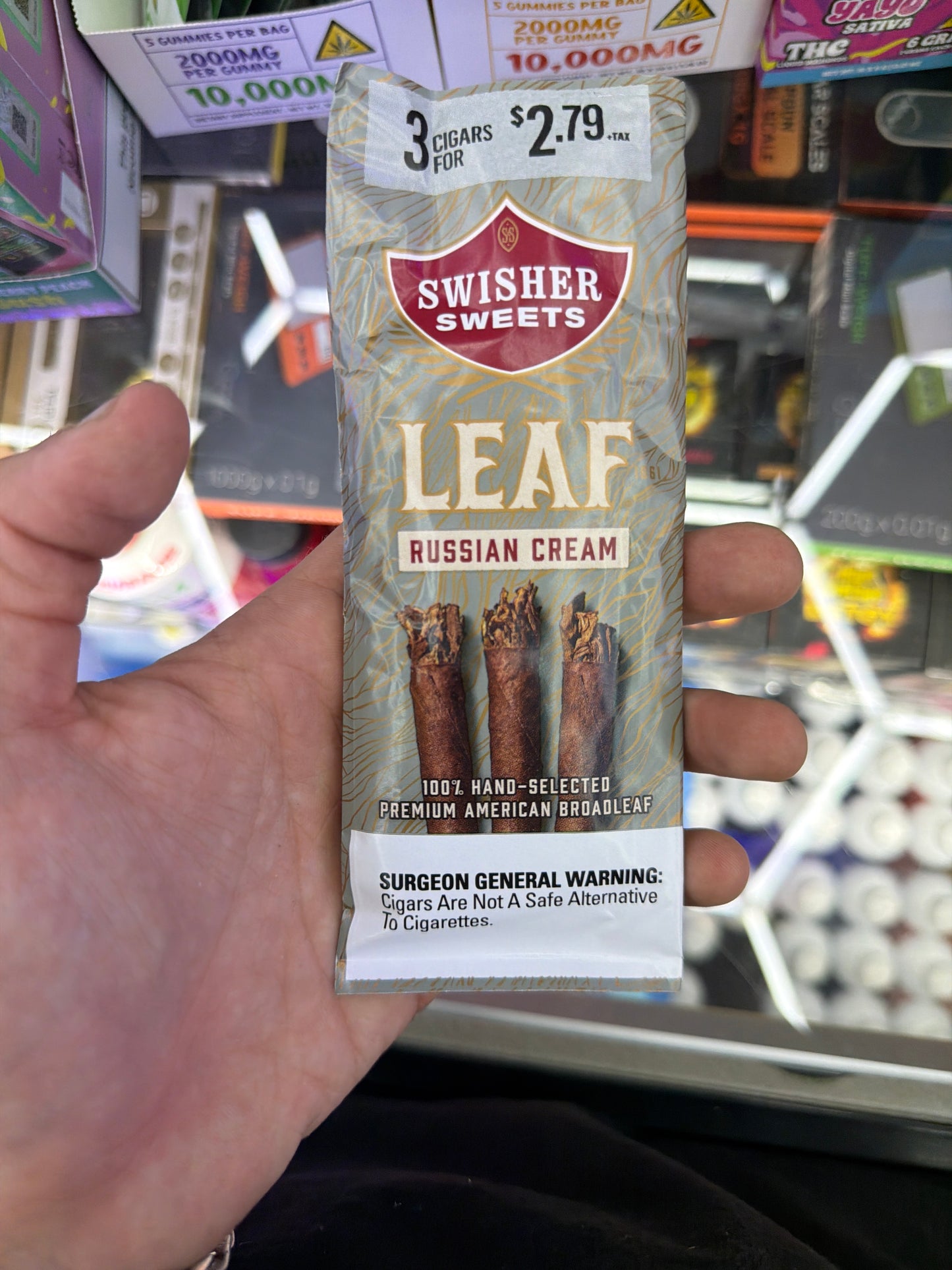 Swisher sweets leaf russian cream