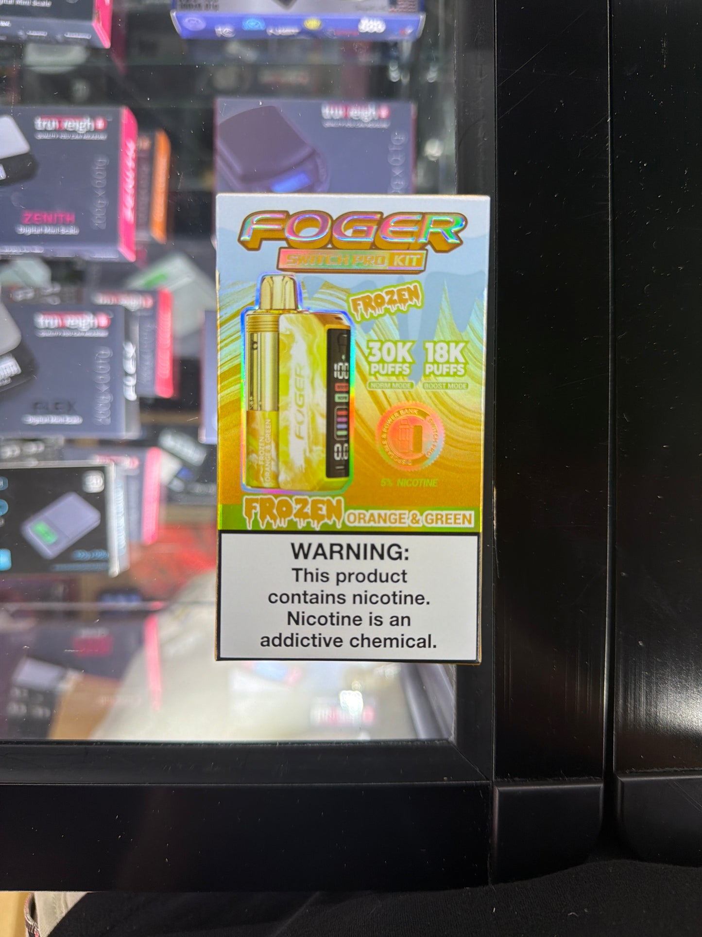Fogger switch pod kit 30k Frozen Orange & Green