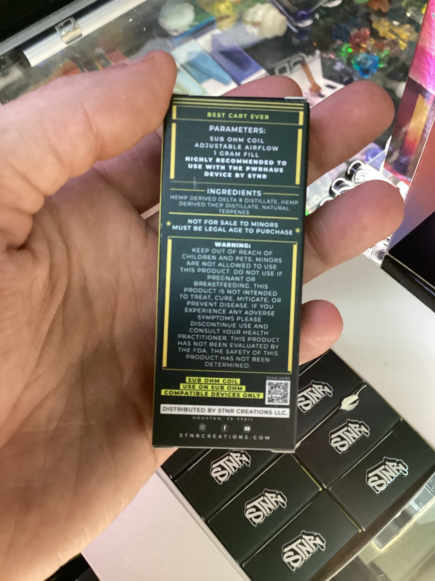 Stnr thcp cartridge 1g pineapple runtz hybrid