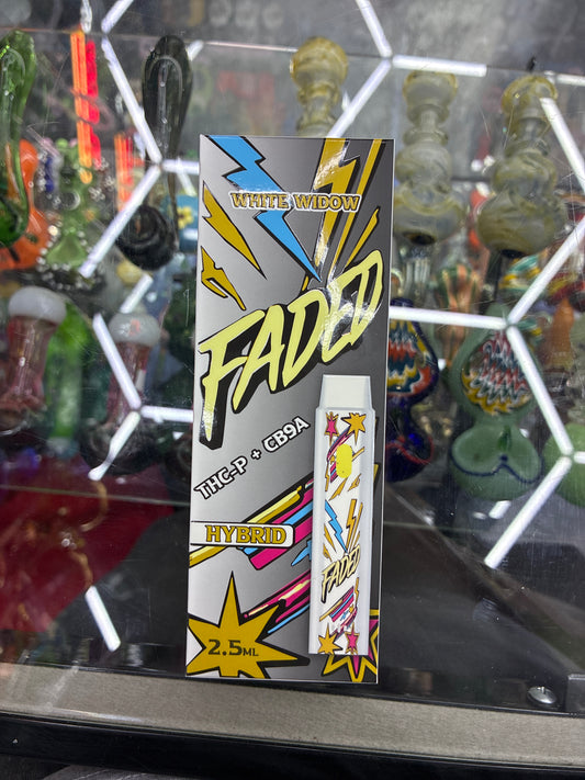 Faded thc-p + cb9a 2.5ml disposable hybrid holy white widow