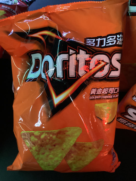 Doritos golden cheese flavored