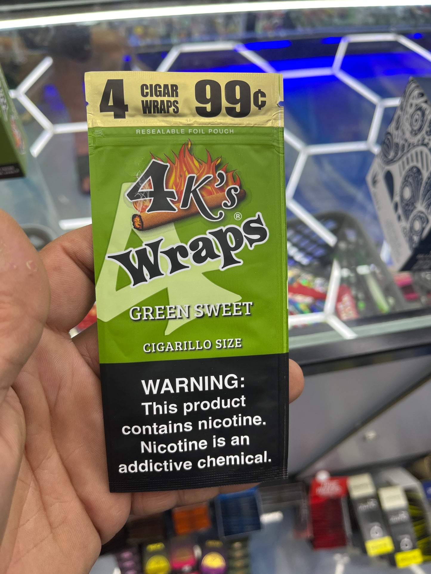 4k wraps green sweet