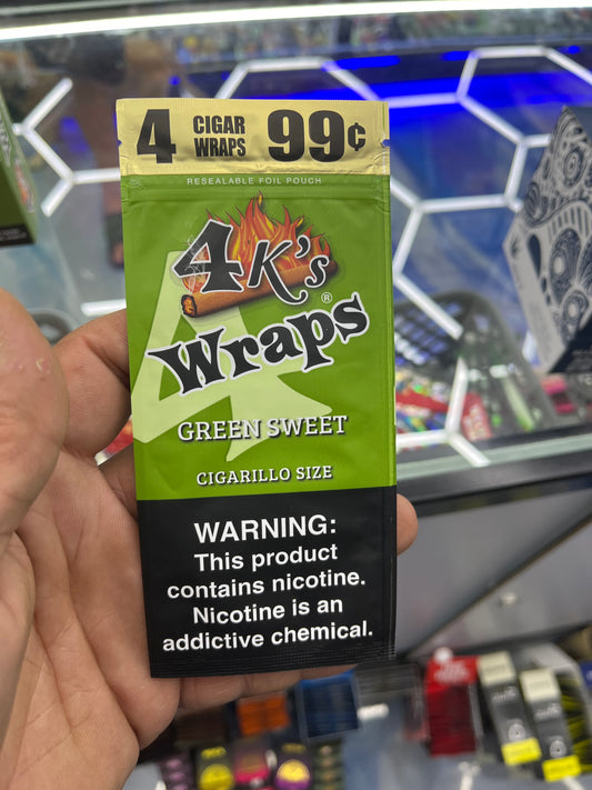 4k wraps green sweet