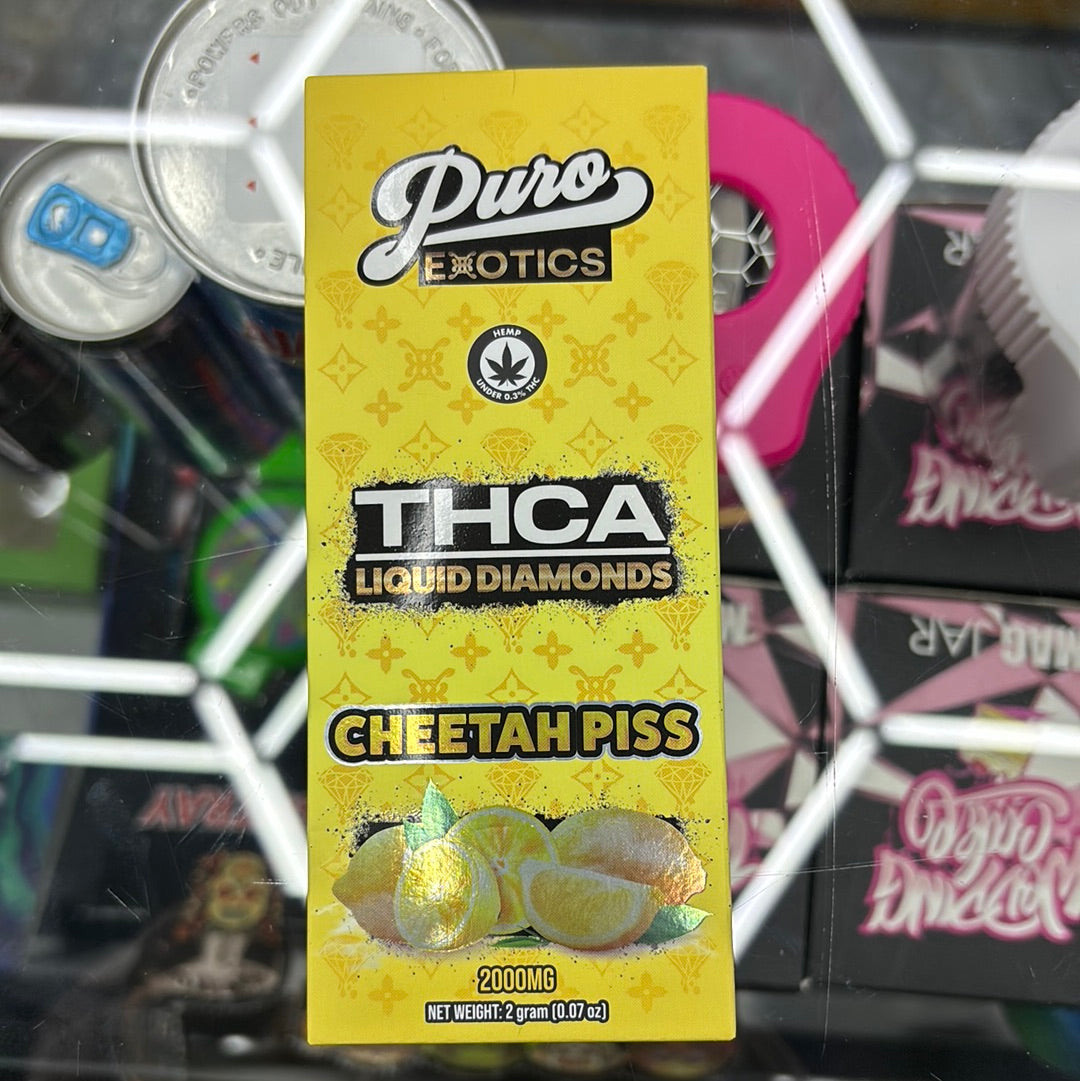 Puro thca liquid diamonds cheetah piss, 2G