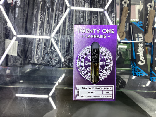 21 cannabis thca liquid diamonds 1ml hybrid runts