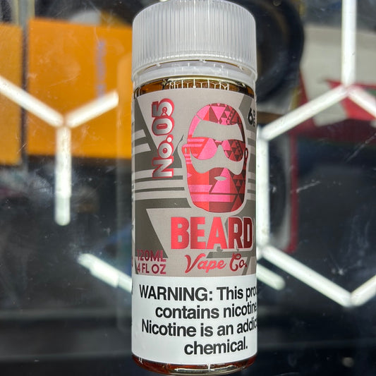 Beard vape co New York style cheesecake with strawberry on top, 6MG