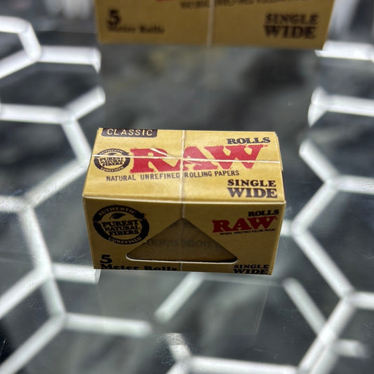 Raw classic single wide 5 meter rolls