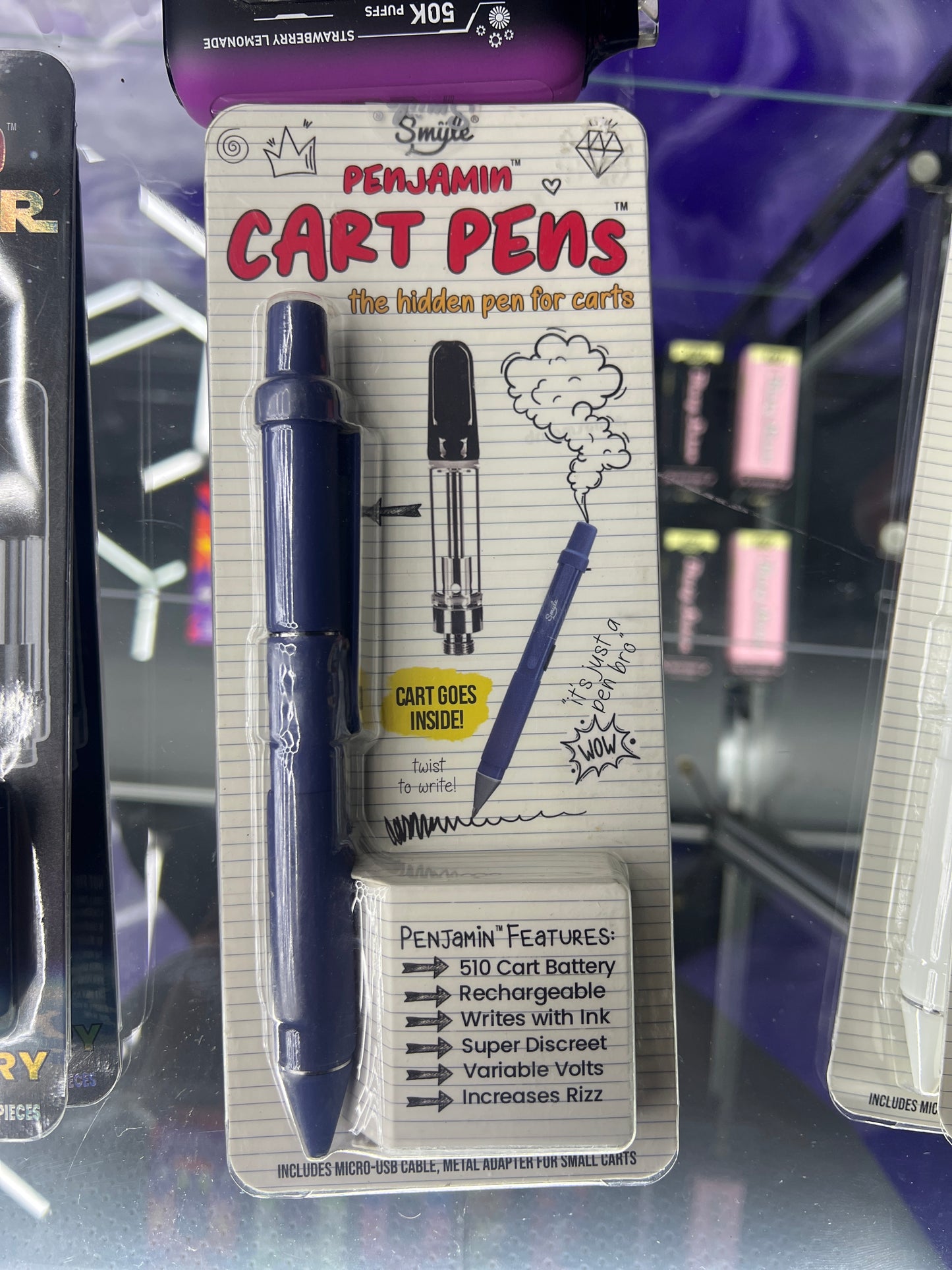 Smyle blue penjamin cart pen
