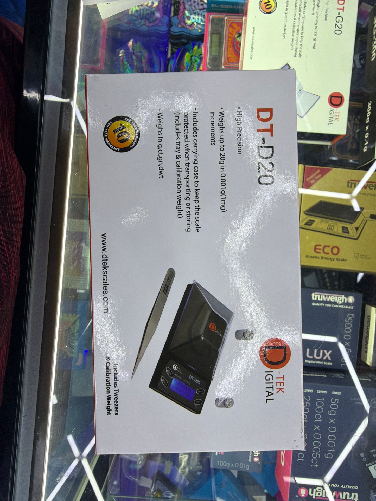 D-Tek digital scale 20g x 0.001g Dt-d20 black