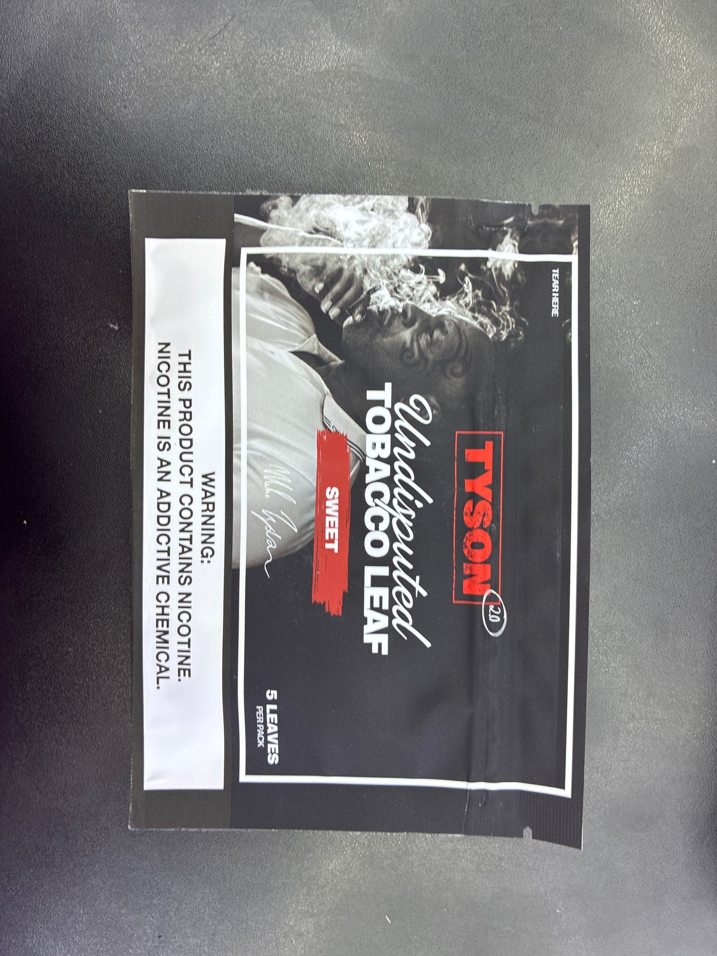 Tyson undisputed, tobacco leaf sweet five leaves per pack