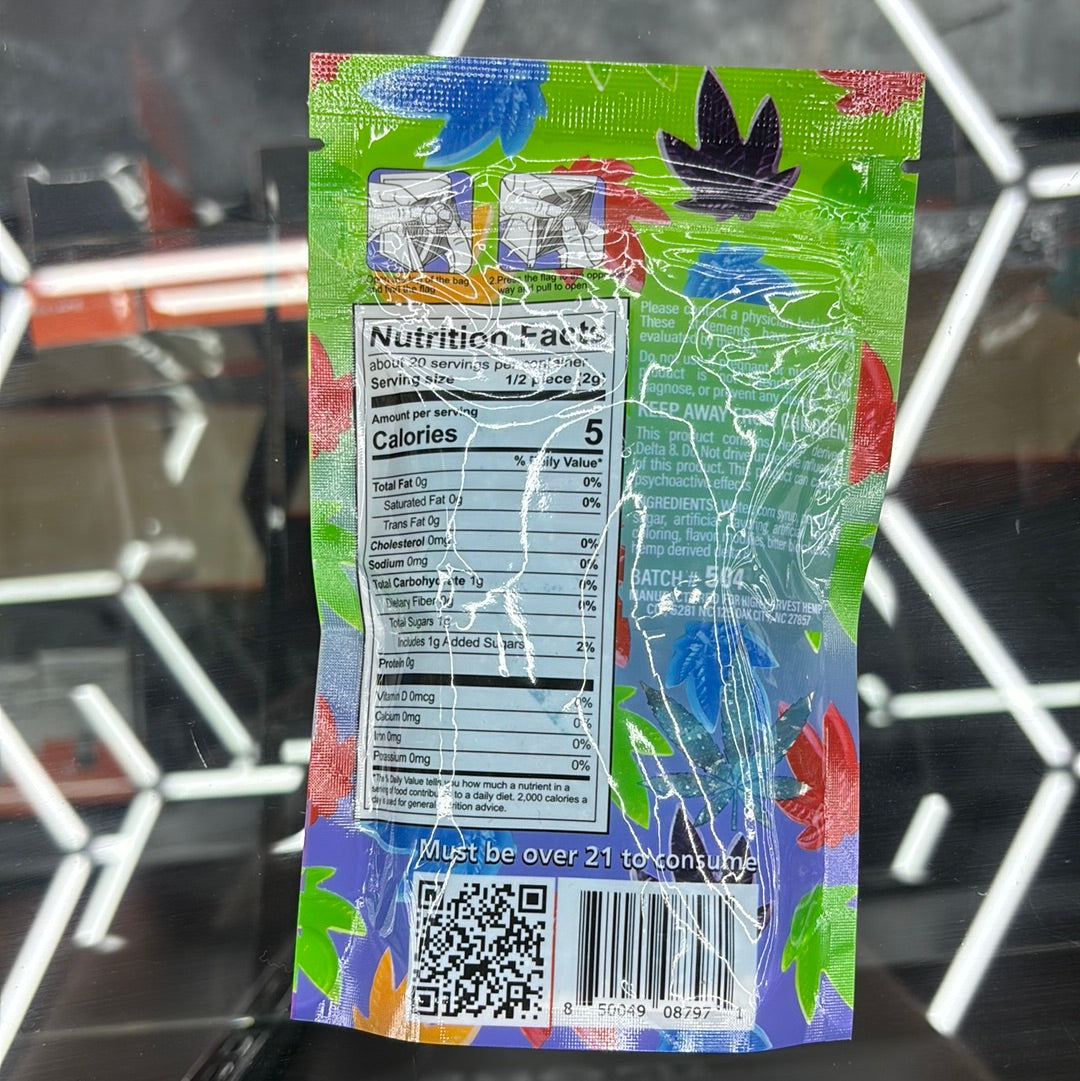 The demon gummies 7000mg sour blue razz