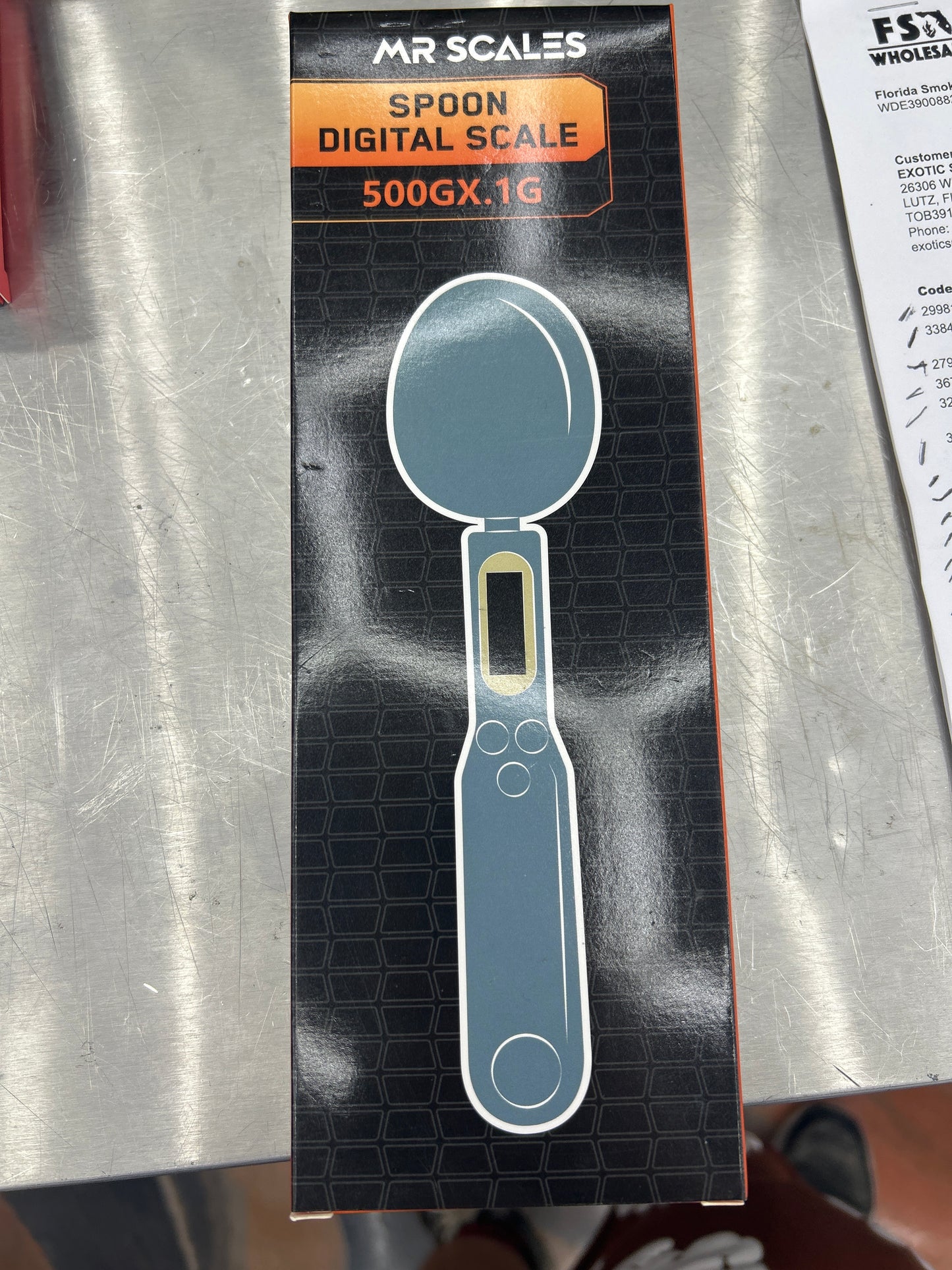 Mr scales spoon digital scale 500GX .1G blue