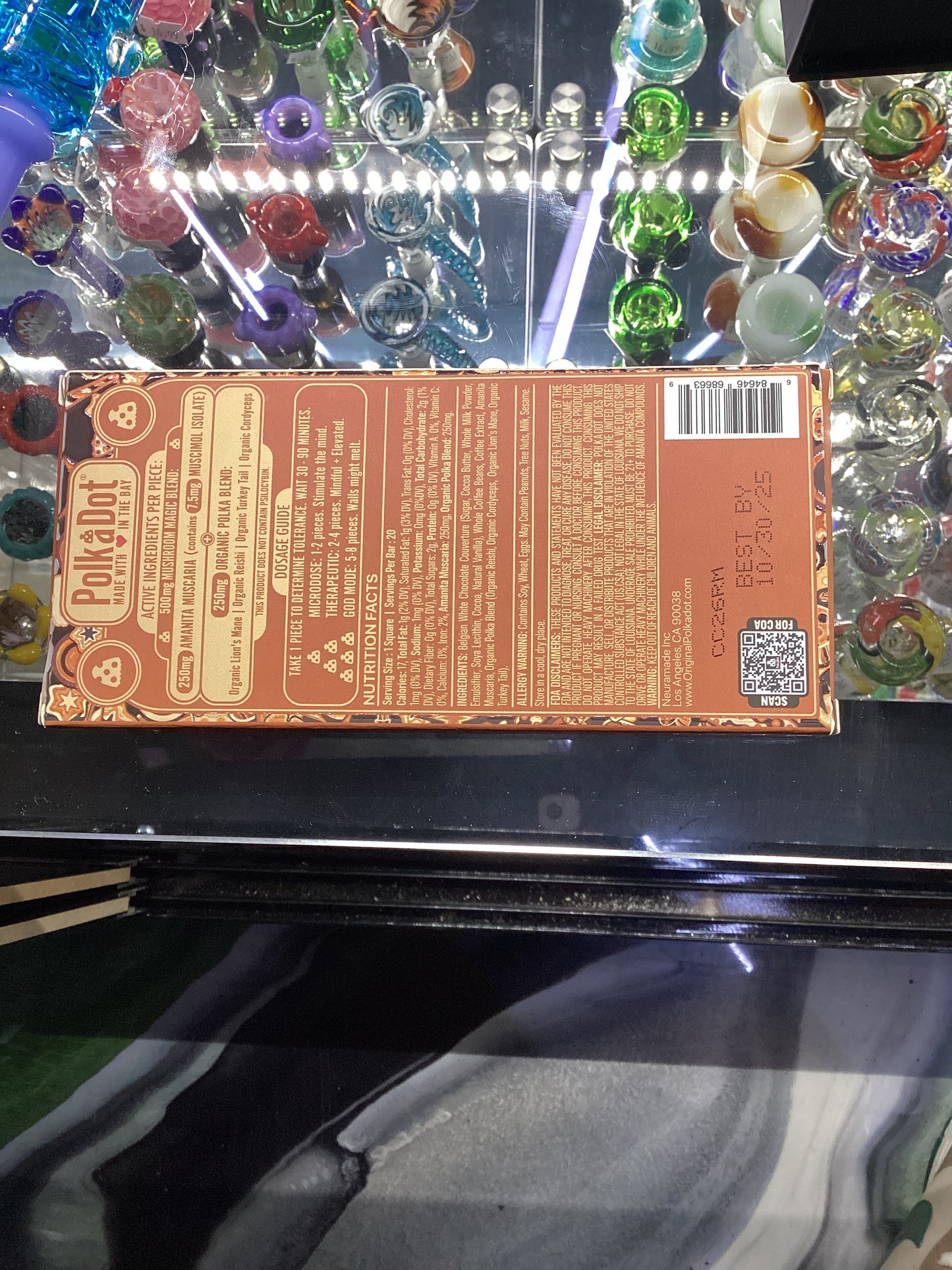 Polk a dot mushroom magic blend chocolate viet ice coffee 10,000mg 20 ct