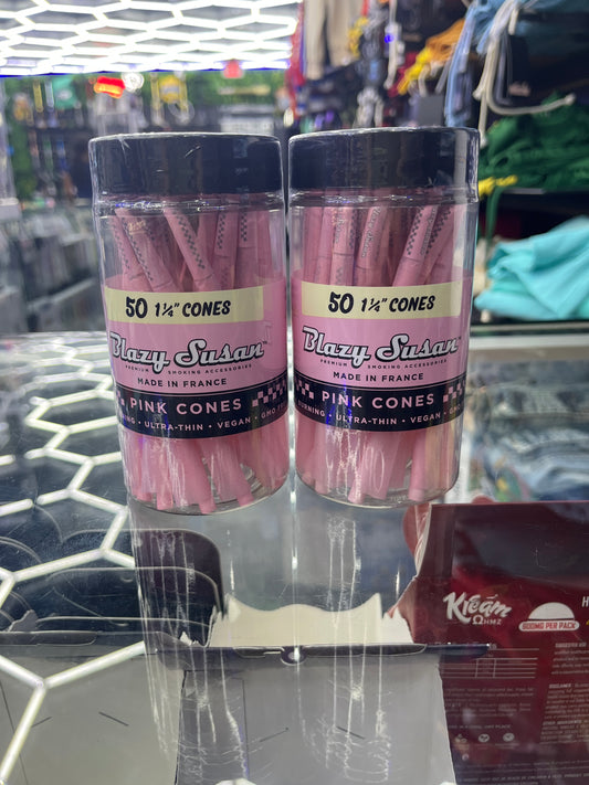 Blazy susan 50cones pink cones, 1 1/4